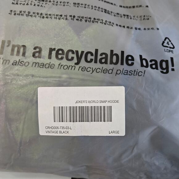 Civil Regime Darc Sport Sz Large Batman Heath Ledger Jokers World Hoodie - Picture 10 of 13